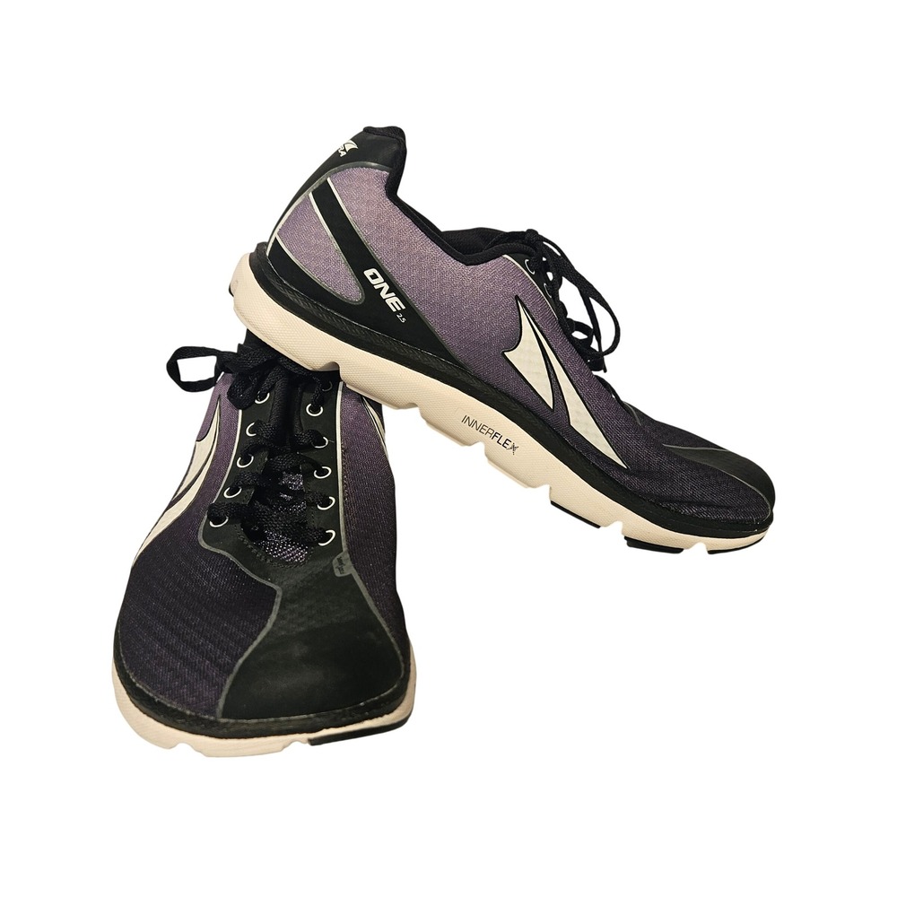 Altra One 2.5 Running Shoes Womens 12 Purple‎ Black A2623-2 Zero Drop Sneaker